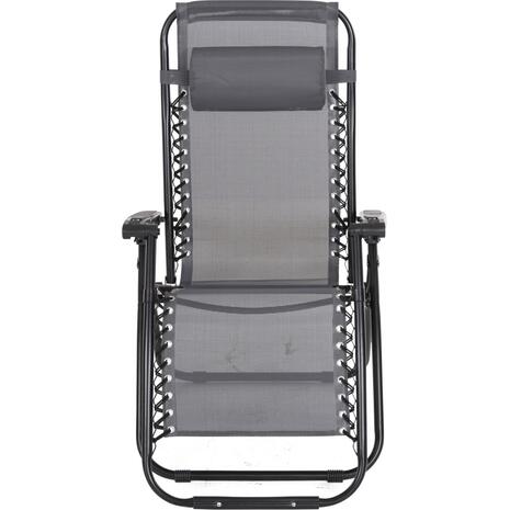 ΠΟΛΥΘΡΟΝΑ RELAX COMPANION HM5095.11 ΓΚΡΙ TEXTILENE-ΜΑΥΡΟ ΜΕΤΑΛΛΟ 67x145x110Υεκ.