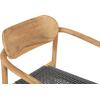 ΠΟΛΥΘΡΟΝΑ OSLO HM9636.08 ΞΥΛΟ TEAK ΦΥΣΙΚΟ & ΣΧΟΙΝΙ--B’ΔΙΑΛΟΓΗΣ 55x54x80Yεκ.