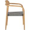 ΠΟΛΥΘΡΟΝΑ OSLO HM9636.08 ΞΥΛΟ TEAK ΦΥΣΙΚΟ & ΣΧΟΙΝΙ--B’ΔΙΑΛΟΓΗΣ 55x54x80Yεκ.