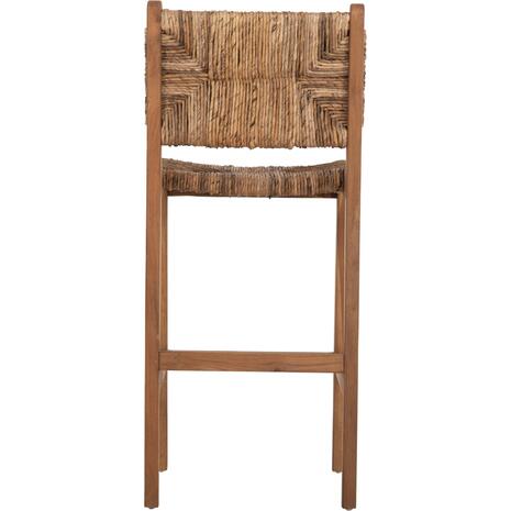 ΣΚΑΜΠΟ ΜΠΑΡ WALTER HM9841 ΞΥΛO TEAK ΣΕ ΦΥΣΙΚΟ-ΨΑΘΑ 46x55x105Υ εκ.