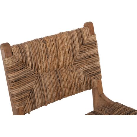 ΣΚΑΜΠΟ ΜΠΑΡ WALTER HM9841 ΞΥΛO TEAK ΣΕ ΦΥΣΙΚΟ-ΨΑΘΑ 46x55x105Υ εκ.