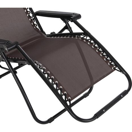 ΠΟΛΥΘΡΟΝΑ RELAX COMPANION HM5095.13 ΚΑΦΕ TEXTILENE-ΜΑΥΡΟ ΜΕΤΑΛΛΟ 67x145x110Υεκ.