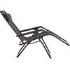 ΠΟΛΥΘΡΟΝΑ RELAX COMPANION HM5095.13 ΚΑΦΕ TEXTILENE-ΜΑΥΡΟ ΜΕΤΑΛΛΟ 67x145x110Υεκ.