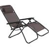ΠΟΛΥΘΡΟΝΑ RELAX COMPANION HM5095.13 ΚΑΦΕ TEXTILENE-ΜΑΥΡΟ ΜΕΤΑΛΛΟ 67x145x110Υεκ.