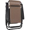 ΠΟΛΥΘΡΟΝΑ RELAX COMPANION HM5095.14 ΣΑΜΠΑΝΙ TEXTILENE-ΜΑΥΡΟ ΜΕΤΑΛΛΟ 67x145x110Υεκ.