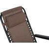 ΠΟΛΥΘΡΟΝΑ RELAX COMPANION HM5095.14 ΣΑΜΠΑΝΙ TEXTILENE-ΜΑΥΡΟ ΜΕΤΑΛΛΟ 67x145x110Υεκ.
