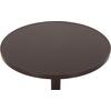 ΤΡΑΠΕΖΙ ΣΤΡΟΓΓΥΛΟ GOSS HM5974.02 ΑΛΟΥΜΙΝΙΟ ΚΑΦΕ Φ60x70Υεκ.