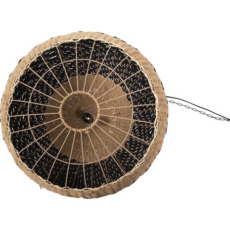 ΦΩΤΙΣΤΙΚΟ ΟΡΟΦΗΣ ΚΡΕΜΑΣΤΟ HM4354 ΦΥΣΙΚΟ RAΤΤΑΝ-PAPER ROPE-ΦΥΣΙΚΟ&ΜΑΥΡΟ Φ54x42-145Υεκ.