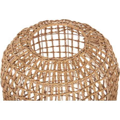 ΦΩΤΙΣΤΙΚΟ ΔΑΠΕΔΟΥ HM4357 ΜΕΤΑΛΛΟ-PAPER ROPE ΣΕ ΚΑΦΕ-2 ΛΑΜΠΕΣ Φ30x134Υεκ.