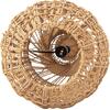 ΦΩΤΙΣΤΙΚΟ ΔΑΠΕΔΟΥ HM4358 ΜΕΤΑΛΛΟ-PAPER ROPE ΣΕ ΚΑΦΕ-2 ΛΑΜΠΕΣ Φ25x102Υεκ.