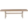 ΠΑΓΚΑΚΙ ΑΛΟΥΜΙΝΙΟΥ TAWNEE HM6038.04 ΣΑΜΠΑΝΙ-POLYWOOD ΚΑΘΙΣΜΑ ΦΥΣΙΚΟ 150x36x45Υεκ.