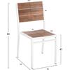 ΚΑΡΕΚΛΑ ΑΛΟΥΜΙΝΙΟΥ SAGA HM6063.01 ΛΕΥΚΗ ΜΕ POLYWOOD 46x52x86Υεκ.
