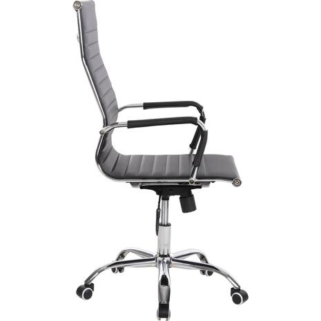 ΚΑΡΕΚΛΑ ΓΡΑΦΕΙΟΥ HM1059.31 ΜΑΥΡΟ PU BOSS ΔΙΕΥΘΥΝΤΟΥ ΠΟΔΙ ΧΡΩΜΙΟΥ 53x57x109Υεκ. (Μαύρο)