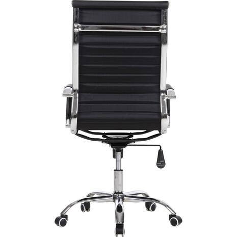 ΚΑΡΕΚΛΑ ΓΡΑΦΕΙΟΥ HM1059.31 ΜΑΥΡΟ PU BOSS ΔΙΕΥΘΥΝΤΟΥ ΠΟΔΙ ΧΡΩΜΙΟΥ 53x57x109Υεκ. (Μαύρο)