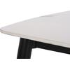 ΤΡΑΠΕΖΙ RAVEN HM9854.01 ΚΕΡΑΜΙΚΟ TOP ΜΑΤ ΛΕΥΚΟ ΜΑΡΜΑΡΟ-ΜΑΥΡΟ ΜΕΤΑΛΛΟ 120x70x73Υεκ.