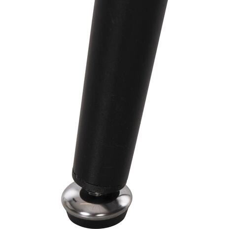 ΤΡΑΠΕΖΙ RAVEN HM9854.02 ΚΕΡΑΜΙΚΟ TOP ΜΑΥΡΟ ΜΑΡΜΑΡΟ-ΜΑΥΡΟ ΜΕΤΑΛΛΟ 120x70x73Υεκ.