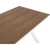ΤΡΑΠΕΖΙ ΑΛΟΥΜΙΝΙΟΥ ΟΡΘΟΓΩΝΙΟ TAWNEE HM6037.02 ΛΕΥΚΟ-POLYWOOD ΦΥΣΙΚΟ 150x89,5x73Υεκ