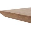 ΤΡΑΠΕΖΙ PAOLO HM9853 MDF ΜΕ ΚΑΠΛΑΜΑ ΦΡΑΞΙΝΟΥ-ΠΟΔΙΑ RUBBERWOOD-ΦΥΣΙΚΟ 180x90x75Yεκ
