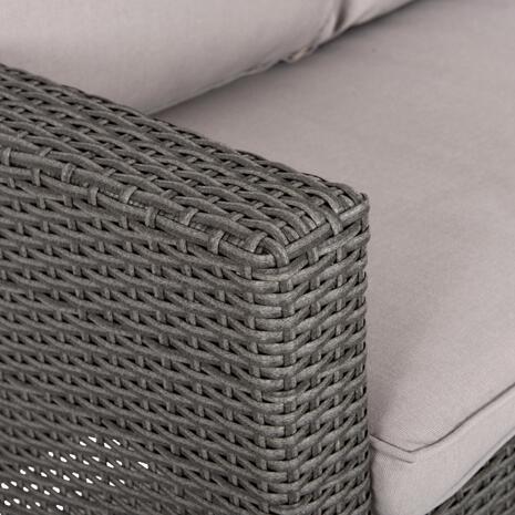 ΣΕΤ ΣΑΛΟΝΙ ΓΩΝΙΑ & ΤΡΑΠΕΖΙ CARSON HM6078.01 ΓΚΡΙ ΣΥΝΘ.RATTAN-ΜΑΞΙΛΑΡΙΑ