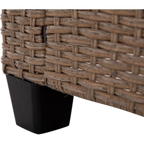 ΣΕΤ ΣΑΛΟΝΙ ΓΩΝΙΑ & ΤΡΑΠΕΖΙ CARSON HM6078.02 ΜΟΚΑ ΣΥΝΘ.RATTAN-ΜΑΞΙΛΑΡΙΑ