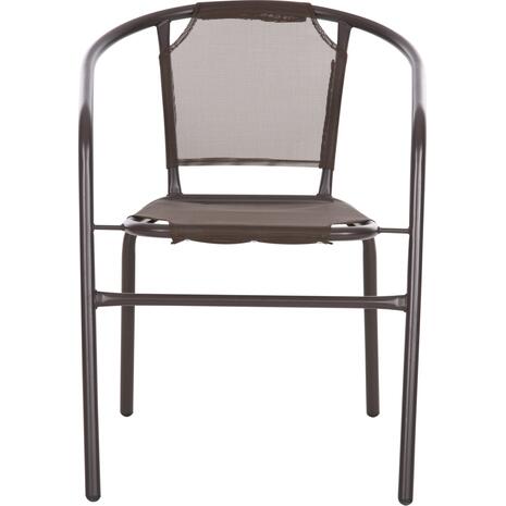 ΠΟΛΥΘΡΟΝΑ ΕΞ.ΧΩΡΟΥ LEDAN HM5977.02 ΜΕΤΑΛΛO & TEXTILENE ΚΑΦΕ 55x58x72Υεκ.
