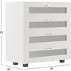 ΣΥΡΤΑΡΙΕΡΑ ΜΕΛΑΜΙΝΗΣ THORGAN HM9880.03 4 ΣΥΡΤΑΡΙΑ-ΛΕΥΚΟ ΧΡΩΜΑ 80Χ40Χ83Υεκ