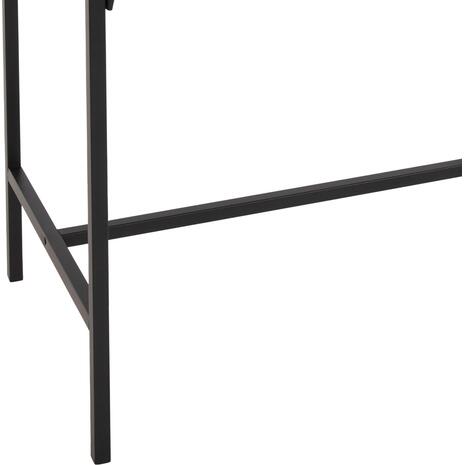 ΣΕΤ ΤΡΑΠΕΖΑΡΙΑ ΜΠΑΡ 5ΤΜΧ BOXY HM9882.13 ΜΑΥΡΟ ΜΕΤΑΛΛΟ-ΜΕΛΑΜΙΝΗ ΜΑΥΡΟ ΜΑΡΜΑΡΟ