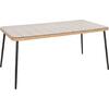 ΤΡΑΠΕΖΙ ΟΡΘΟΓΩΝΙΟ ALLEGRA HM5538.11 ΜΕΤΑΛ.ΜΑΥΡΟ-P.E. RATTAN ΦΥΣΙΚΟ 159,5x89,5x72Υεκ.