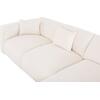 ΚΑΝΑΠΕΣ ΓΩΝΙΑ BRICKEN HM3275.02R ΛΕΥΚΟ ΥΦΑΣΜΑ 110-282x98-160x72Υεκ.