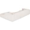 ΚΑΝΑΠΕΣ ΓΩΝΙΑ BRICKEN HM3275.02R ΛΕΥΚΟ ΥΦΑΣΜΑ 110-282x98-160x72Υεκ.