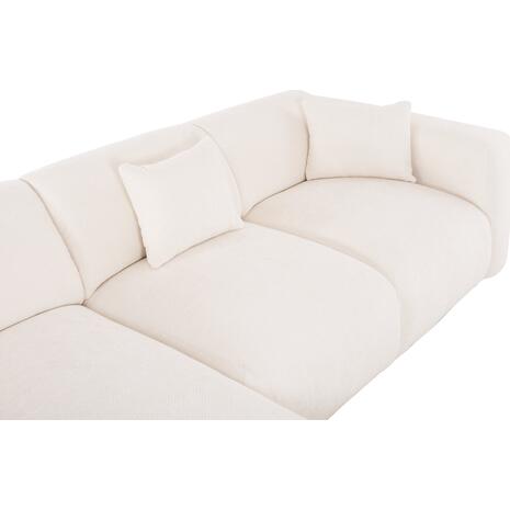 ΚΑΝΑΠΕΣ ΓΩΝΙΑ (ΑΡΙΣΤΕΡΗ) BRICKEN HM3275.02L ΛΕΥΚΟ ΥΦΑΣΜΑ 110-282x98-160x72Υεκ.