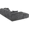 ΚΑΝΑΠΕΣ ΓΩΝΙΑ (ΑΡΙΣΤΕΡΗ) BRICKEN HM3275.04L ΑΝΘΡΑΚΙ ΥΦΑΣΜΑ 110-282x98-160x72Υεκ.