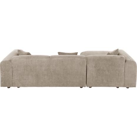 ΚΑΝΑΠΕΣ ΓΩΝΙΑ (ΑΡΙΣΤΕΡΗ) BRICKEN HM3275.01L ΜΠΕΖ ΥΦΑΣΜΑ 110-282x98-160x72Υεκ.