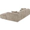 ΚΑΝΑΠΕΣ ΓΩΝΙΑ BRICKEN HM3275.01R ΜΠΕΖ ΥΦΑΣΜΑ 110-282x98-160x72Υεκ.