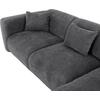 ΚΑΝΑΠΕΣ ΓΩΝΙΑ BRICKEN HM3275.04R ΑΝΘΡΑΚΙ ΥΦΑΣΜΑ 110-282x98-160x72Υεκ.