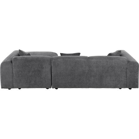 ΚΑΝΑΠΕΣ ΓΩΝΙΑ BRICKEN HM3275.04R ΑΝΘΡΑΚΙ ΥΦΑΣΜΑ 110-282x98-160x72Υεκ.