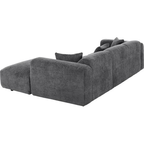 ΚΑΝΑΠΕΣ ΓΩΝΙΑ BRICKEN HM3275.04R ΑΝΘΡΑΚΙ ΥΦΑΣΜΑ 110-282x98-160x72Υεκ.