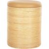 ΣΚΑΜΠΟ MITCH HM9886 ΦΥΣΙΚΟ RATTAN-ΚΑΘΙΣΜΑ ΑΠΟ PU ΜΠΕΖ Φ37x47Υεκ.