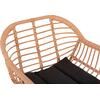 ΣΚΑΜΠΟ ΜΠΑΡ ΨΗΛΟ ALLEGRA HM5640.11 ΜΠΕΖ P.E. RATTAN-ΜΑΥΡΟ ΜΕΤΑΛΛΟ 54x55x108Υεκ.