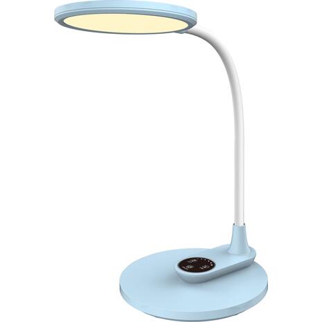 ΦΩΤΙΣΤΙΚΟ ΓΡΑΦΕΙΟΥ LED BLAIN HM4459.03 ΓΑΛΑΖΙΟ ABS-ΛΕΥΚΗ ΣΙΛΙΚΟΝΗ 17x26,6x34,5Υ εκ.