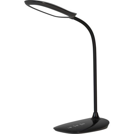 ΦΩΤΙΣΤΙΚΟ ΓΡΑΦΕΙΟΥ LED BLAIN HM4444.02 ΜΑΥΡΟ ABS 13,6x17,7x40Υ εκ.