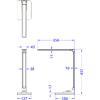 ΦΩΤΙΣΤΙΚΟ ΓΡΑΦΕΙΟΥ LED BLAIN PRO HM4458.08 ΑΣΗΜΙ ΒΑΣΗ ABS-ΑΣΗΜΙ ΜΠΡΑΤΣΑ ΑΛΟΥΜΙΝΙΟΥ 35,6x43,1Υεκ