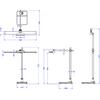 ΦΩΤΙΣΤΙΚΟ ΓΡΑΦΕΙΟΥ LED BLAIN PRO HM4447.07 ΓΚΡΙ ABS ΚΑΙ ΑΛΟΥΜΙΝΙΟ 36,8x81Υεκ