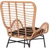 ΠΟΛΥΘΡΟΝΑ ΣΤΥΛ ΜΠΕΡΖΕΡΑΣ ALLEGRA HM5704.11 P.E.RATTAN ΜΠΕΖ-ΜΑΥΡΟ ΜΕΤΑΛΛΟ 66x59x90Υεκ.
