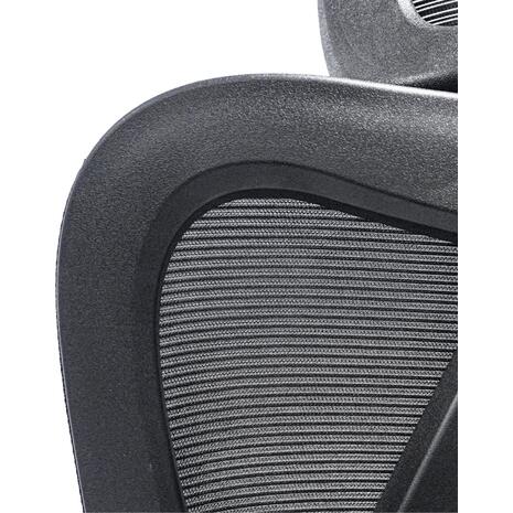 ΚΑΡΕΚΛΑ ΓΡΑΦΕΙΟΥ MEXER HM1195.01 ΜΑΥΡΟ MESH-PP ΒΑΣΗ 68x70x136Υεκ.