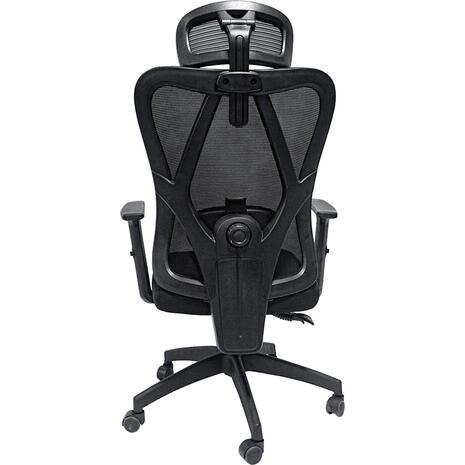 ΚΑΡΕΚΛΑ ΓΡΑΦΕΙΟΥ MEXER HM1195.01 ΜΑΥΡΟ MESH-PP ΒΑΣΗ 68x70x136Υεκ.