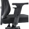 ΚΑΡΕΚΛΑ ΓΡΑΦΕΙΟΥ MEXER HM1195.01 ΜΑΥΡΟ MESH-PP ΒΑΣΗ 68x70x136Υεκ.