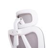 ΚΑΡΕΚΛΑ ΓΡΑΦΕΙΟΥ MEXER HM1195.02 ΓΚΡΙ MESH-PP ΒΑΣΗ-ΣΚΕΛΕΤΟΣ ΛΕΥΚΟΣ 68x70x136Υεκ.