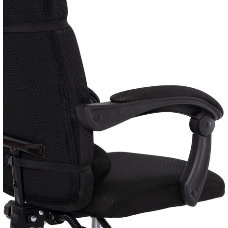 ΚΑΡΕΚΛΑ ΓΡΑΦΕΙΟΥ CRONER HM1196.01 ΜΑΥΡΟ MESH-ΜΕΤΑΛ.ΒΑΣΗ 58x99x120Υεκ.