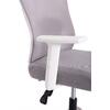 ΚΑΡΕΚΛΑ ΓΡΑΦΕΙΟΥ MEXER HM1195.02 ΓΚΡΙ MESH-PP ΒΑΣΗ-ΣΚΕΛΕΤΟΣ ΛΕΥΚΟΣ 68x70x136Υεκ.